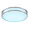 Designers Fountain 14 inch Voice Controlled Colors Brushed Nickel Smart Selectable CCT LED Ceiling Light Flush Mount LED1553RGB-BN - alternate 1